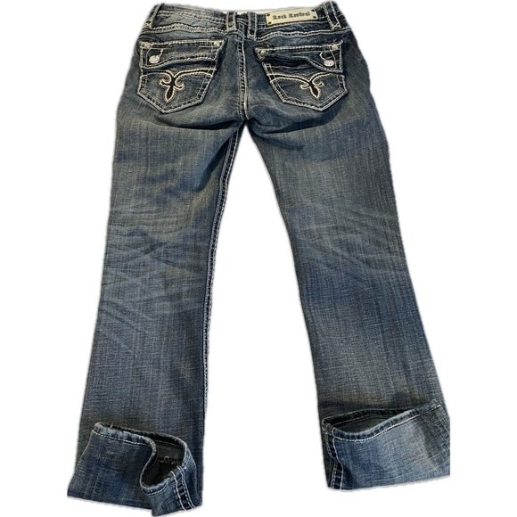 Rock Revival Denim - Rock Revival Johanna Straight  Blue Jeans 29x30